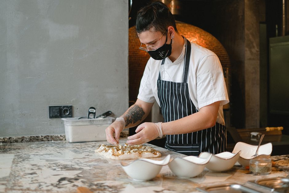 Modern Italian pasta preparation